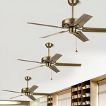 LED Ceiling Fan Manufacturer - Hot Sale 5-Blade Silent High Wind DC Motor