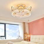 LED Ceiling Fan Light Factory - Minimalist Acrylic Aluminum 360 Degree Moving