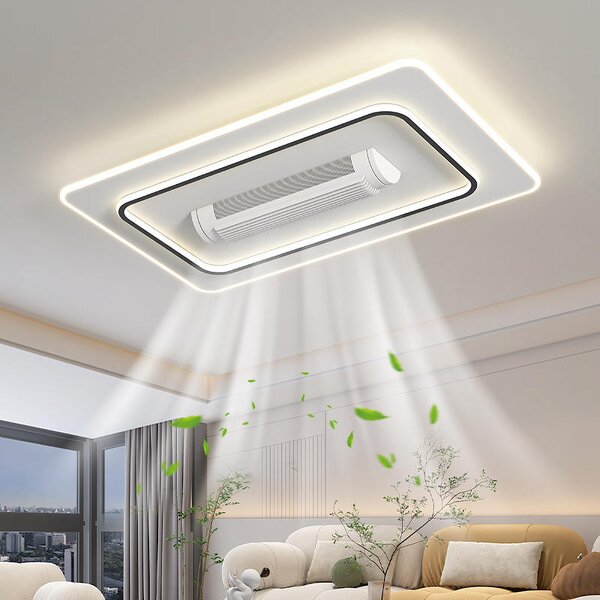 Bladeless Ceiling Fan Manufacturer - Leafless Full Spectrum LED Remote