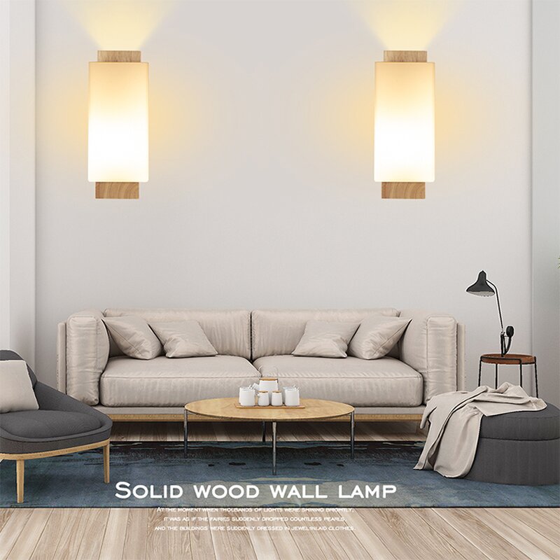 LED Wall Light Factory - Nordic Minimalism Frosted Glass Retro Warm Atmosphere