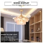 LED Fan Lamp Factory - Modern Invisible Design Iron Body Wholesale