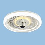 White Ceiling Fan Factory - Home Office LED 5 Blades 3-Speed Flush Mount