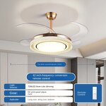 LED Fan Lamp Factory - 2024 New Bluetooth Remote Mute DC Motor