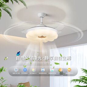 Electric Fan Lamp Manufacturer - Nordic Cream 42 Inch Frequency Conversion