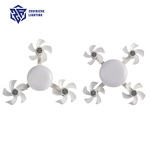 LED Ceiling Fan Factory - Modern Lantern Drone Remote 3 Gears Silent