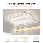 LED Silent Fan Light Factory - Remote Control Three-Color Strong Wind Anti-Flicker