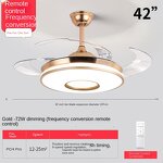 Ceiling Fan Factory - Nordic Style Invisible Smart Control Chandelier
