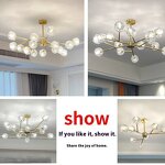 Molecular Chandelier Factory - Modern All-Copper Crystal Nordic Luxury