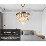 Fan Light Manufacturer - 2024 New 42 Inch Invisible Simple Modern Soft