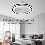 Ceiling Fan with Light Factory - Six Speed Dimmable Three Color Full Copper