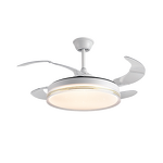 LED Ceiling Fan Light Factory - Modern Nordic Retractable Intelligent