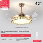 LED Chandelier Fan Factory - Smart Home Invisible Wind Integrated Lamp