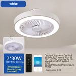 LED Ceiling Fan Light Manufacturer - Round Remote 3 5 Blades Quiet DC