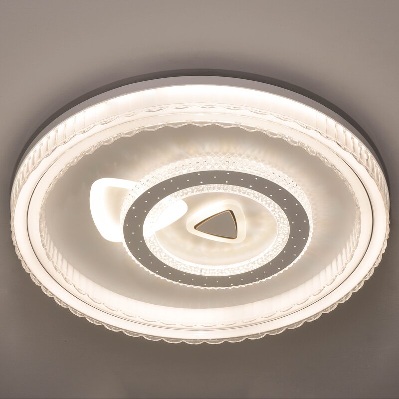 LED Ceiling Lamp Manufacturer - Minimalist Crystal Acrylic Switch Control