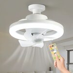 Ceiling Fan with Light Factory - Modern LED Remote Kitchen Hand Fan