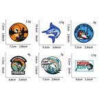 Embroidery Patch Factory - OEM PVC Felt Garment Fish Angler