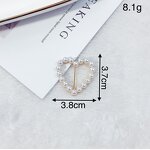 Belt Buckle Factory - OEM Small Star Heart Alloy Rhinestone