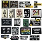 Embroidery Patch Factory - OEM Iron on Bla Bla Get in Loser