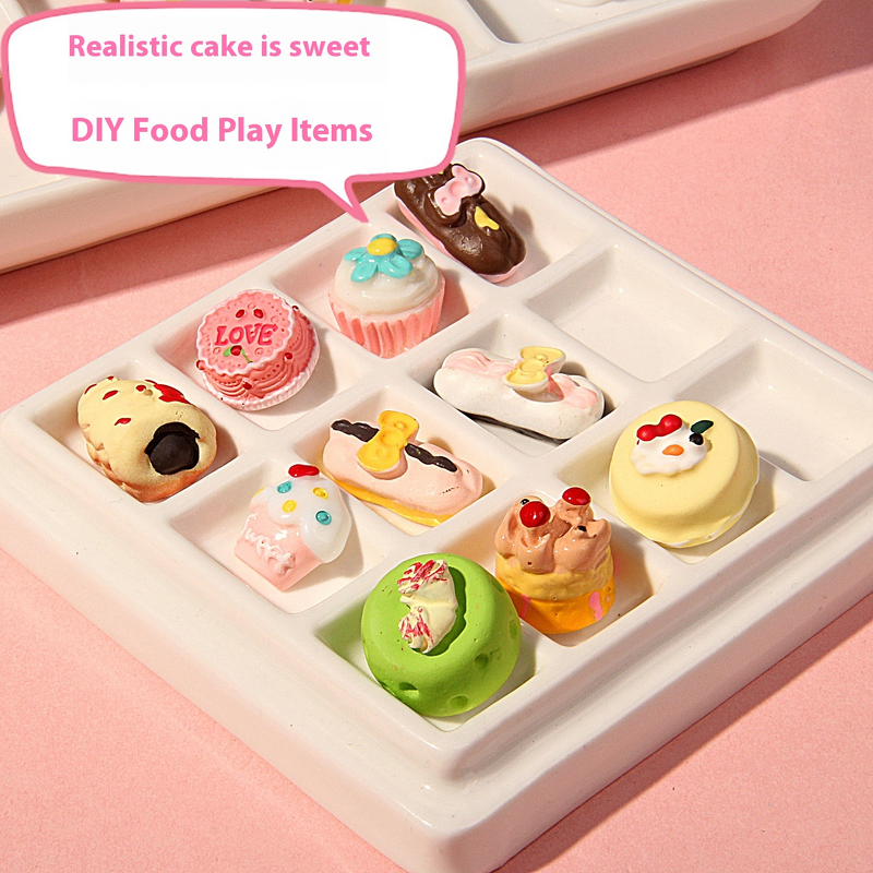Resin Ornament Factory - OEM Simulation Cake Dessert Phone Case