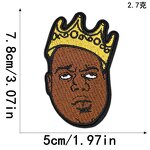 Embroidery Patch Factory - OEM Iron on Rock Band Rap Singer