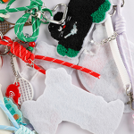 Embroidery Patch Factory - OEM Cartoon Puppy Burger Pendant