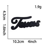 Embroidered Patch Factory - OEM Custom Iron-on Texas Glitter