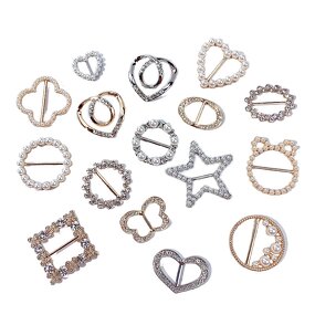 Belt Buckle Factory - OEM Small Star Heart Alloy Rhinestone