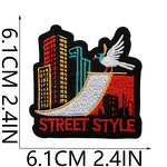 Embroidery Patch Factory - OEM Computer Iron on Skateboard