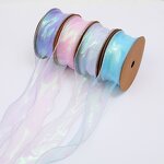 Ribbon Factory - OEM 4cm Shiny Colorful Hazy Hair Bow