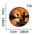 Embroidery Patch Factory - OEM PVC Felt Garment Fish Angler