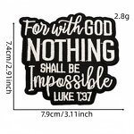 Embroidery Patch Factory - OEM Iron on Simple Black White Words