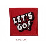 Embroidery Patch Factory - OEM Iron on Let's Go Cowboy