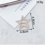 Belt Buckle Factory - OEM Small Star Heart Alloy Rhinestone