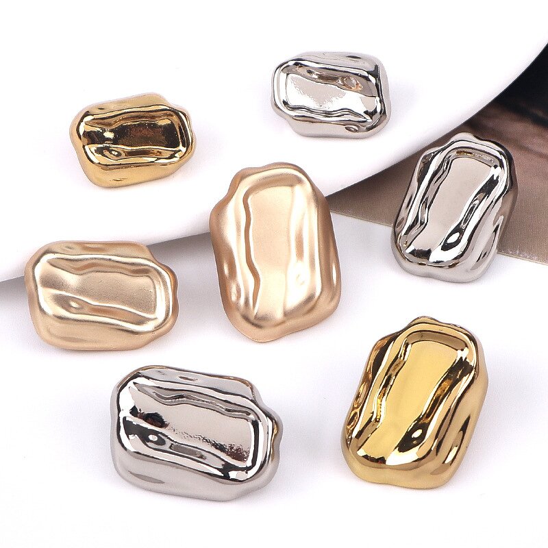 Shank Button Factory - OEM Designer Alloy Retro Glossy Gold