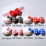 Resin Accessories Factory - OEM DIY Checker Cat Bow Tie