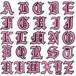 Embroidery Patch Factory - OEM Gothic Style 3D Letter Patches