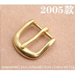 Pin Buckle Factory - OEM 25mm Brushed Bronze Gold Metal
