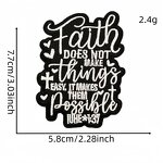 Embroidery Patch Factory - OEM Iron on Simple Black White Words