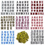 Embroidery Patch Factory - OEM Gothic Style 3D Letter Patches