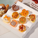 Resin Crafts Factory - OEM DIY Hairpin Artificial Bread Biscuits