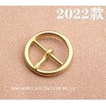 Pin Buckle Factory - OEM 25mm Brushed Bronze Gold Metal