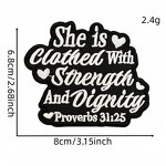 Embroidery Patch Factory - OEM Iron on Simple Black White Words