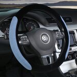 Steering Wheel Cover Factory - OEM 14.5 Inch Anti-Slip Blue