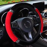 Steering Wheel Cover Factory - OEM 4-Spoke PU Leather Cover
