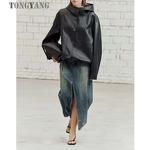 Leather Jacket Factory - OEM Women's Genuine Sheepskin Hooded