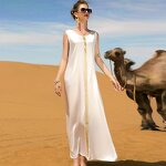 Abaya Dress Factory - OEM Vintage Chic Floral Embroidery