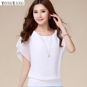 Chiffon Blouse Factory - OEM New Women Plus Size Ruffle