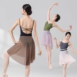 Ballet Skirt Factory - OEM Woman A-Side Split Soft Mesh