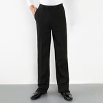 Latin Dance Pants Factory - OEM Professional Men Black Satin