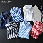Striped Shirt Factory - OEM Autumn New Men's Slim Fit Korean